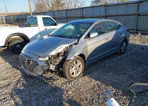 2020 Hyundai Elantra Sel from USA, damaged, VIN 5NPD84LF1LH583851